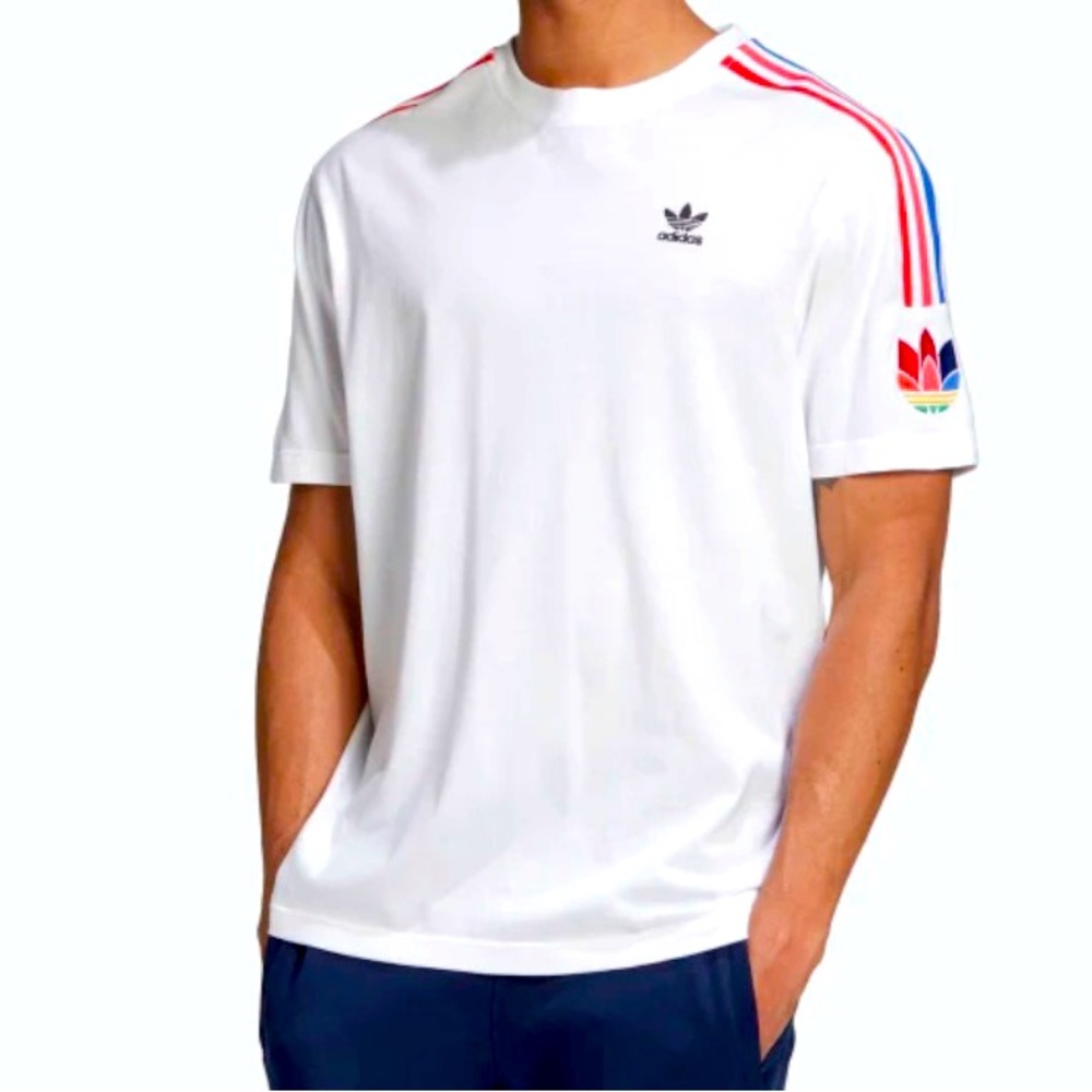 NEW!! ADIDAS 3 STRIPE TEE